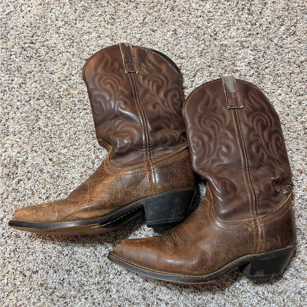 Laredo Dark Brown Leather Boots